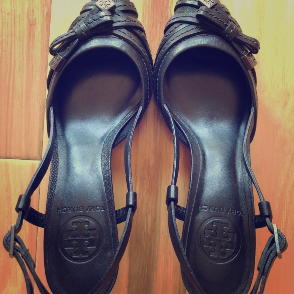 Tory Burch Black Heels